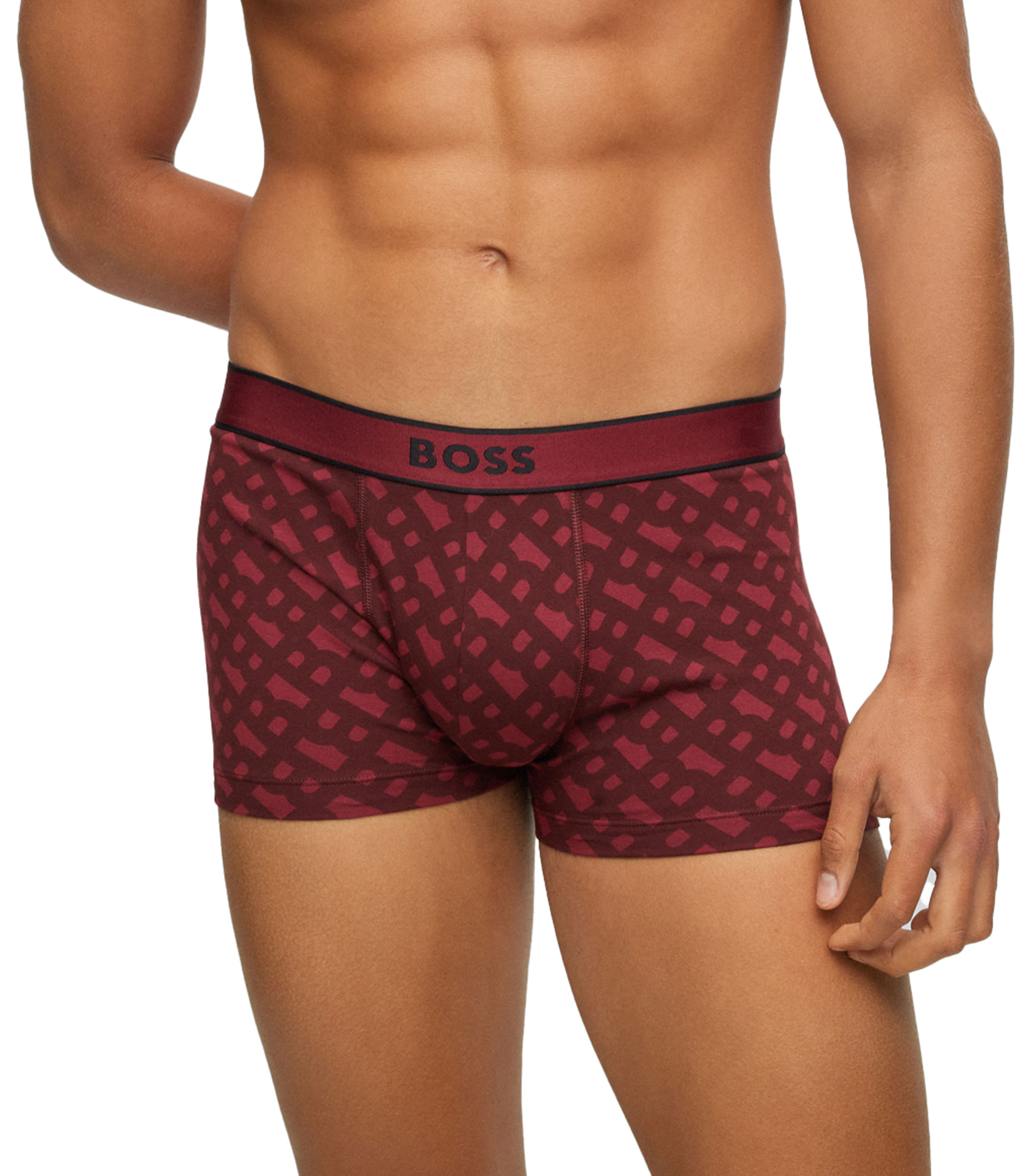 BOSS 2 PACK - Boxer - dark red/rosso scuro